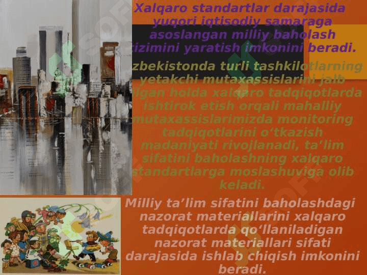 Xalqaro baholash dasturi talablari asosida o’quvchilar kompetensiyalarini shakllantirish (TAQDIMOT) 6