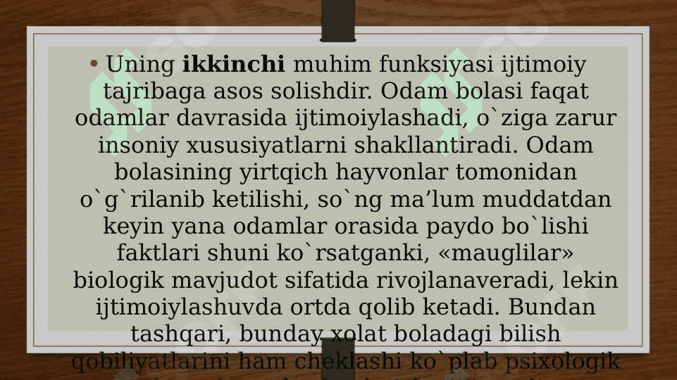 OILADA BOLALAR BILAN MULOQOTNI YO‘LGA QO‘YISHNING PEDAGOGIK-PSIXOLOGIK SHART-SHAROITLARI (taqdimot) 8