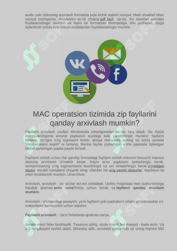 Faylni arxivlash nima? Arxivlash va fayllarni qanday arxiv qilish kerak 3