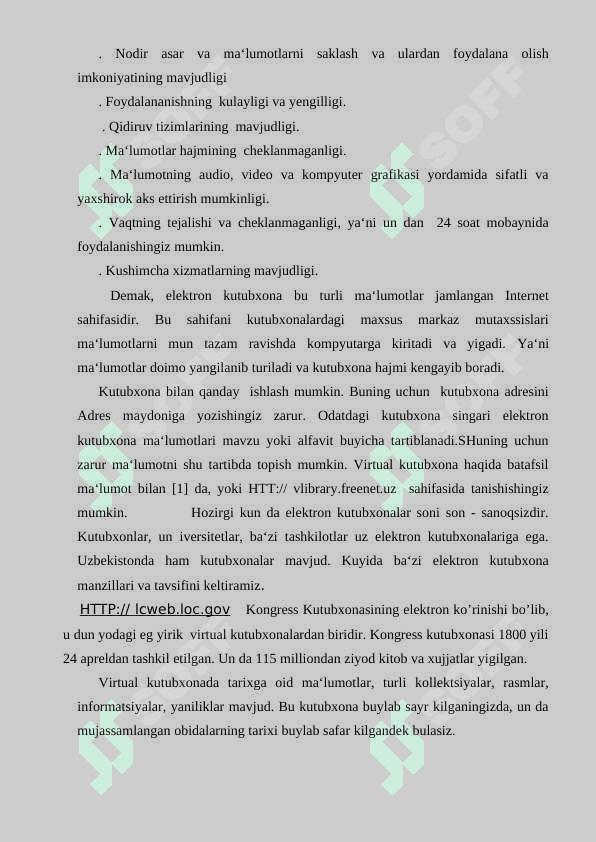 Elektron kutubxonalar va arxivlar bilan ishlash 3