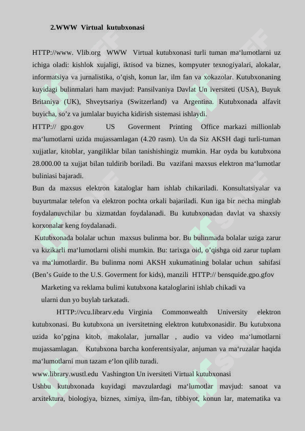 Elektron kutubxonalar va arxivlar bilan ishlash 4