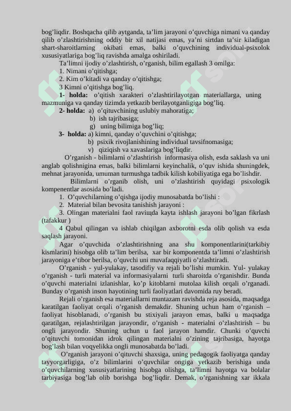 TA’LIM OLISH QOBILIYATI O’QUV FAOLIYATI SUBYEKTLARINING XARAKTERISTIKASI SIFATIDA 3
