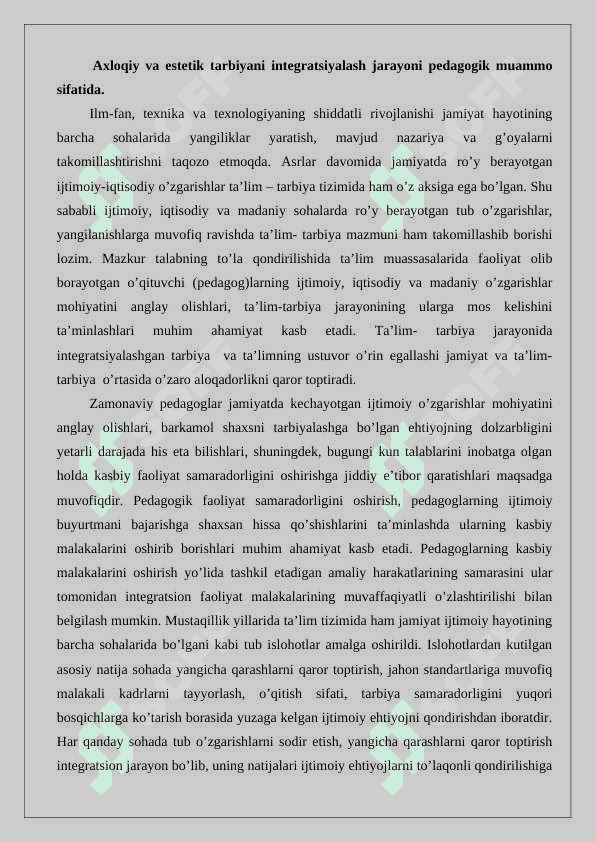 Boshlangʻich taʼlim oʻquvchilarini axloqiy etik va estetik jihatdan rivojlantirish 2