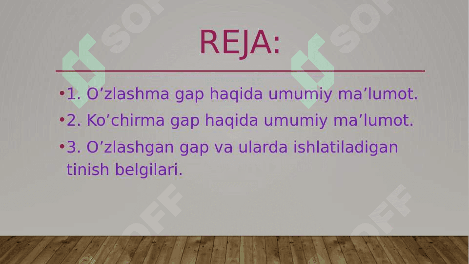 ko’chirma gap  va o’zga gap. 2