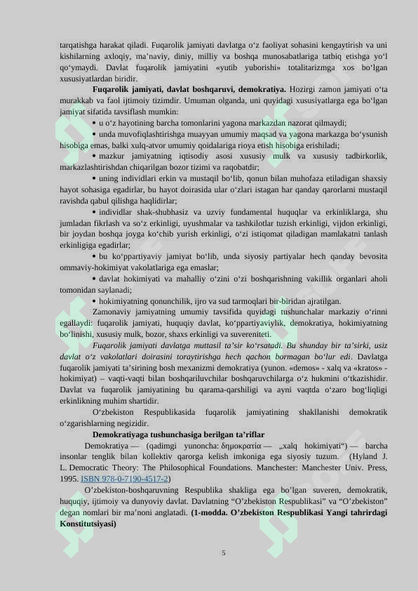 JAMIYAT FALSAFASI 5