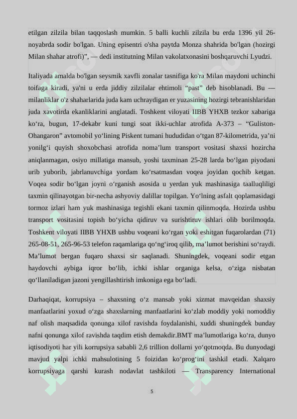 Yoshlar ma’naviyatini yuksaltirishda Prezidentimizning 5 ta muhim tashabbuslarining o‘rni 5