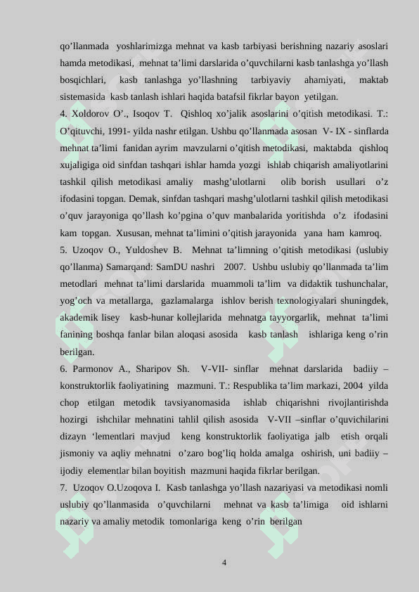 Sinfdan tashqari tashkil qilinadigan ishlar orqali o‘quvchilarda ahloqiy fazilatlarni shakillantirish 4