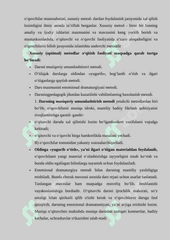 Musiqa madaniyati oqituvchisining pedagogik mahorati 4