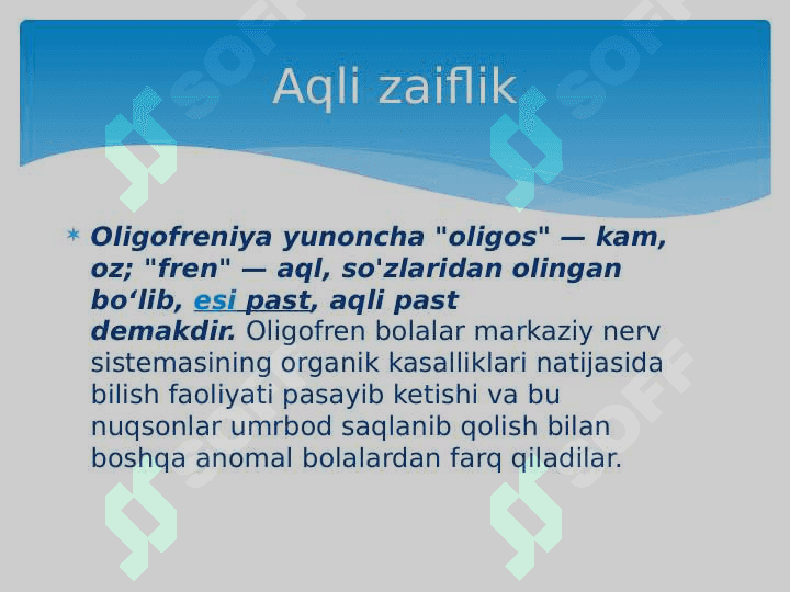 Aqli zaif bolalar egallashi mumkin bo’lgan kasblar 2