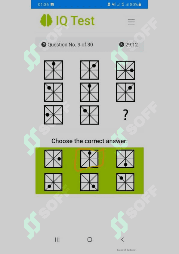 Argos IQ test 7
