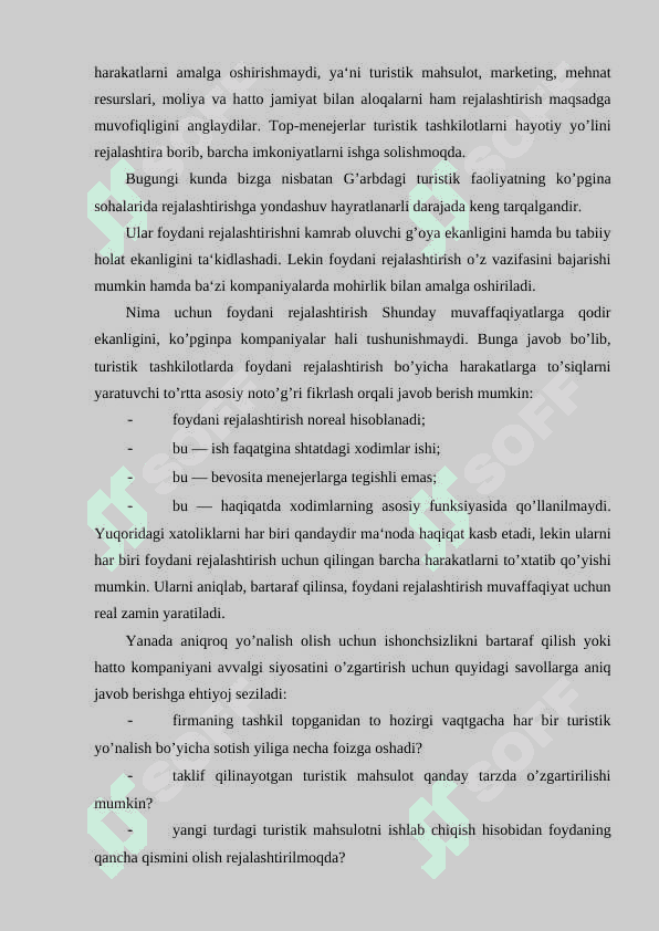 Turistik xizmatlarning hayotiy davri 8