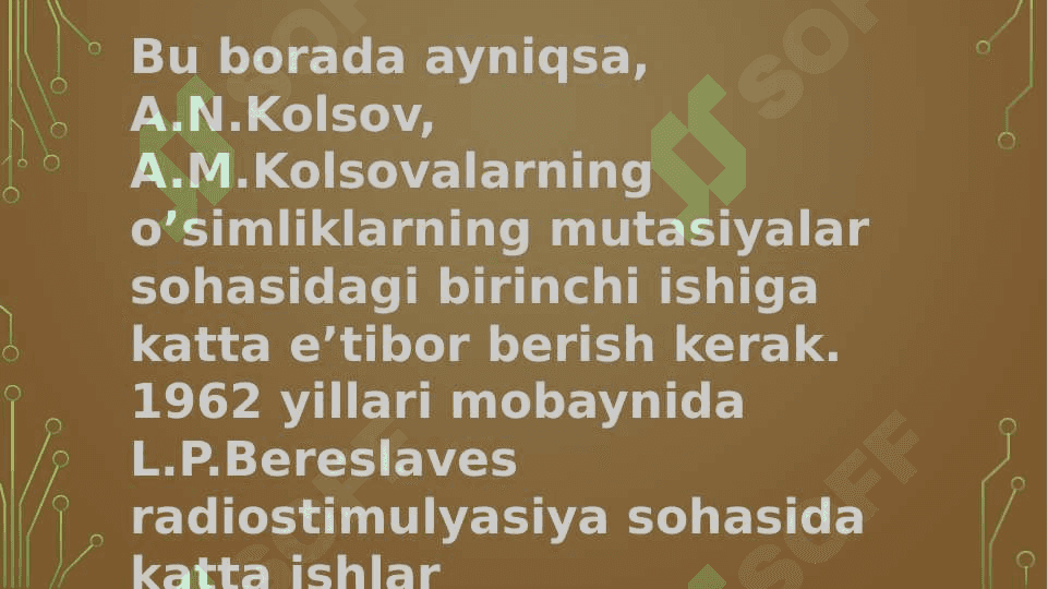 Atom nurlarining qishloq xoʻjalik ekinlariga ta’sir effektlari 3