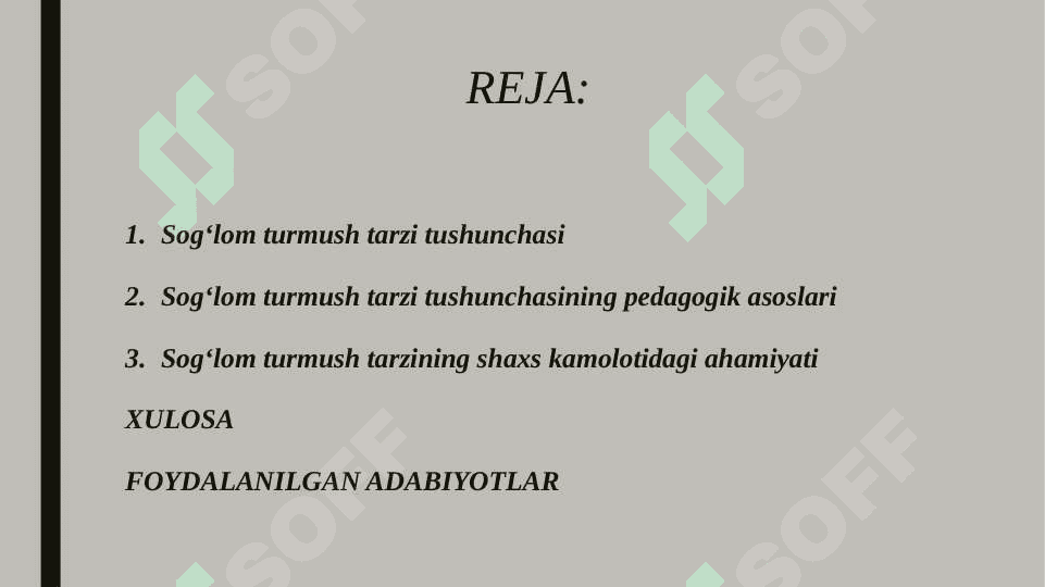 Sog'lom turmush tarzini shakillantirish-ijtimoiy-pedagogik muammo sifatida. Oilada bolalarni sog'lom turmush tarzi madaniyatini shakillantirish dolzarb muammo sifatida 2