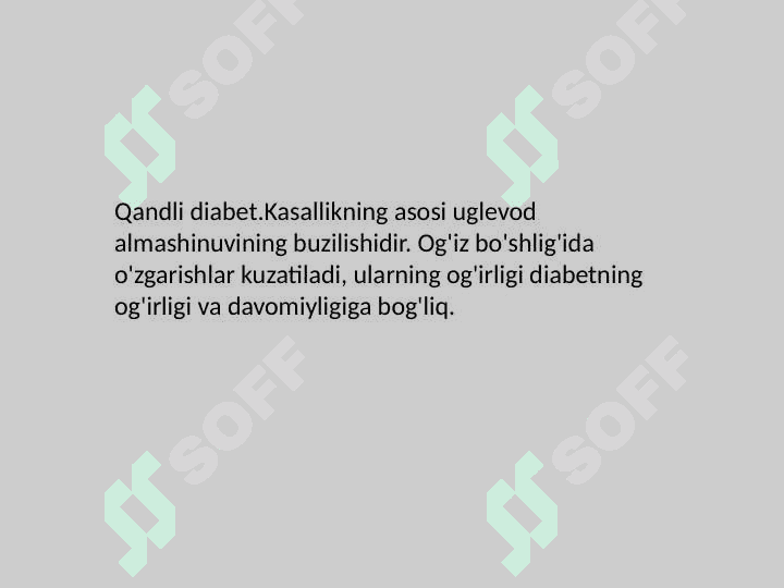Og'iz bo'shlig'i shilliq qavatida, terida, lablarning qizil chegarasida ichki organlar kasalliklarining namoyon bo'lishi 5