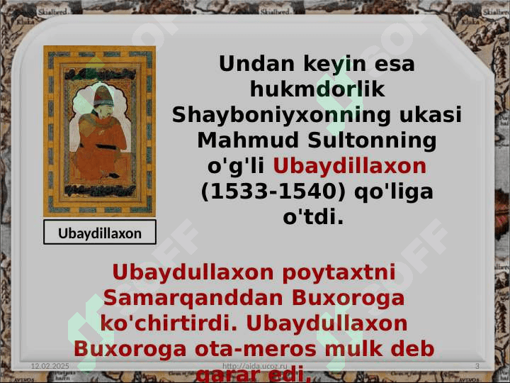 Buxoro xonligiXonlikning tashkil topishi 3