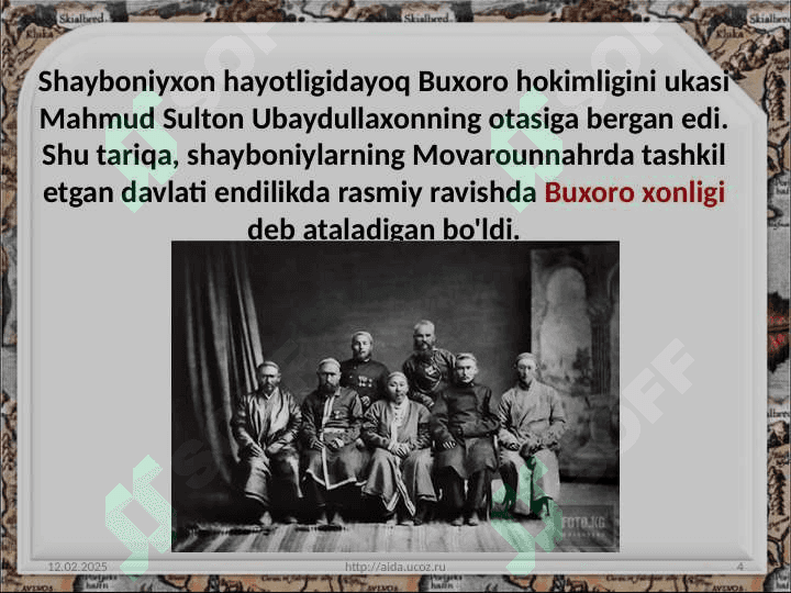 Buxoro xonligiXonlikning tashkil topishi 4