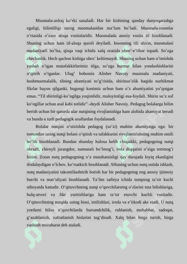 O’QITUVCHI FAOLIYATIDA MULOQOT MADANIYATI VA PSIXOLOGIYASI 3