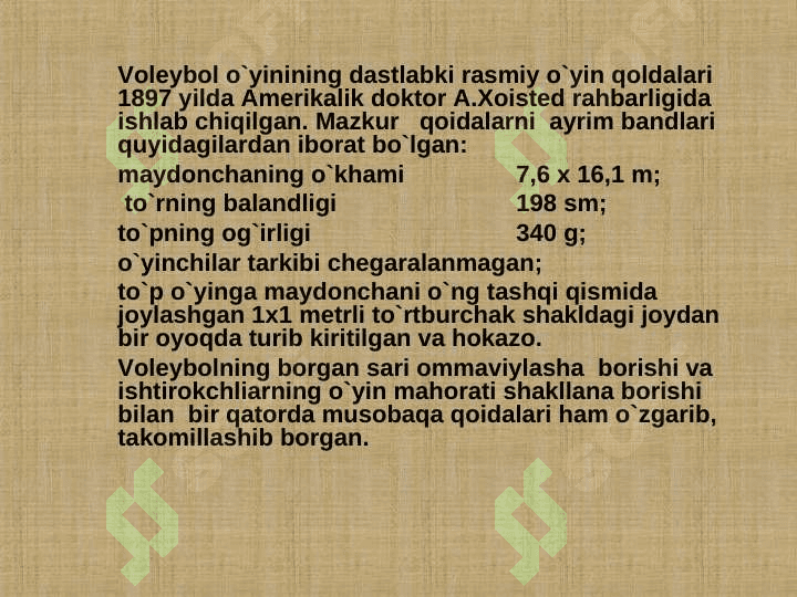 VOLLEYBOLDA TO’G’RIDAN XUJUMKOR ZARBA BERISH 2