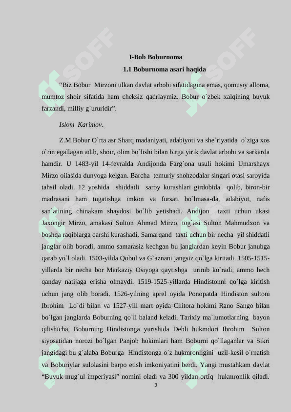 "Boburnoma" asarini òrganishda fanlararo aloqadan foydalanish 3