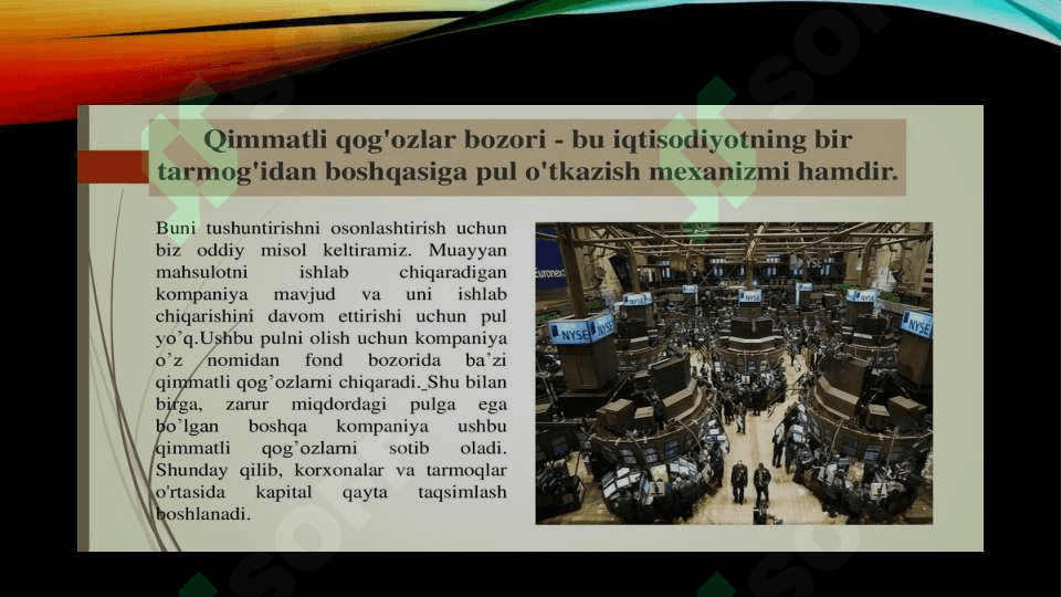QIMMATLI QOG’OZLAR BOZORIDA AVTOMATLASHTIRILGAN AXBOROT TEXNOLOGIYALARI VA TIZIMLARI 6