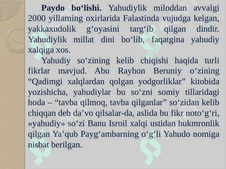 MILLIY  DINLAR 3