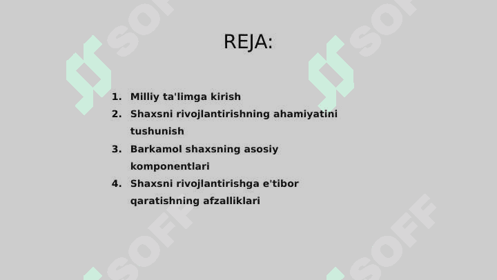 Har tomonlama barkamol shaxsni rivojlantirish-milliy tarbiyaning bosh maqsadi 2