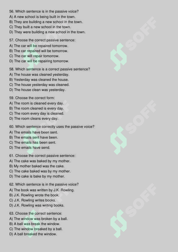 Ingliz tili test 8