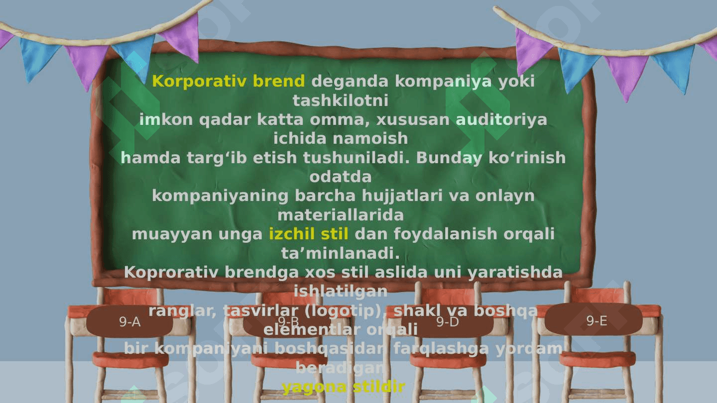 Korporativ  brend  va  unga xos  stil. Korporativ  brendga  xos stilga  muvofiq  hujjat  tayyorlash 3