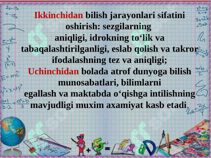 Matematik òyinlarni tashkil etish 7