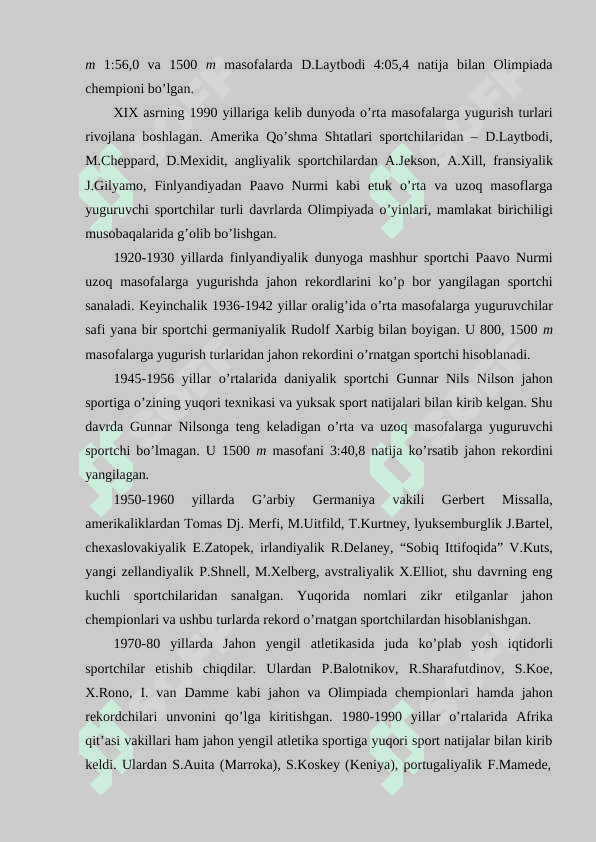 O’RTA VA UZOQ MASOFALARGA YUGURISH TEXNIKASI ASOSLARI 3