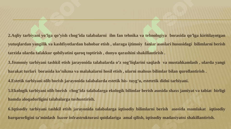 Milliy g’oya va ma’naviyat ta’limida shaxs manfatlarining ustuvorligi 5