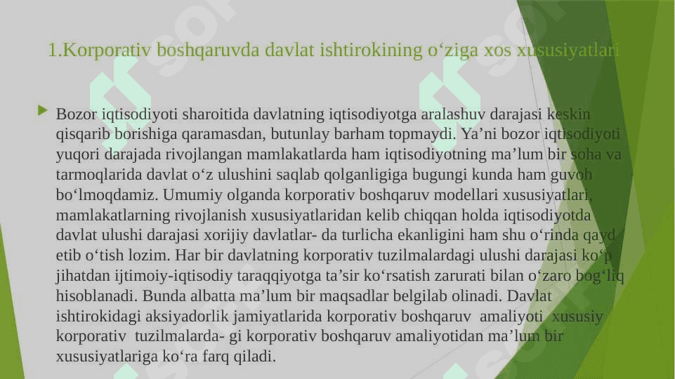 Davlat sektorida korporativ boshqaruv 3