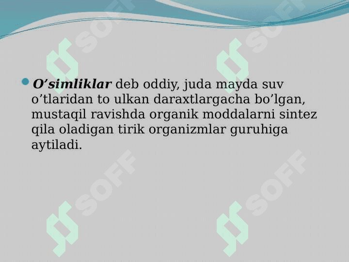BIOLOGIK RESURSLAR VA ALOHIDA MUHOFAZA QILINADIGAN HUDUDLAR 6