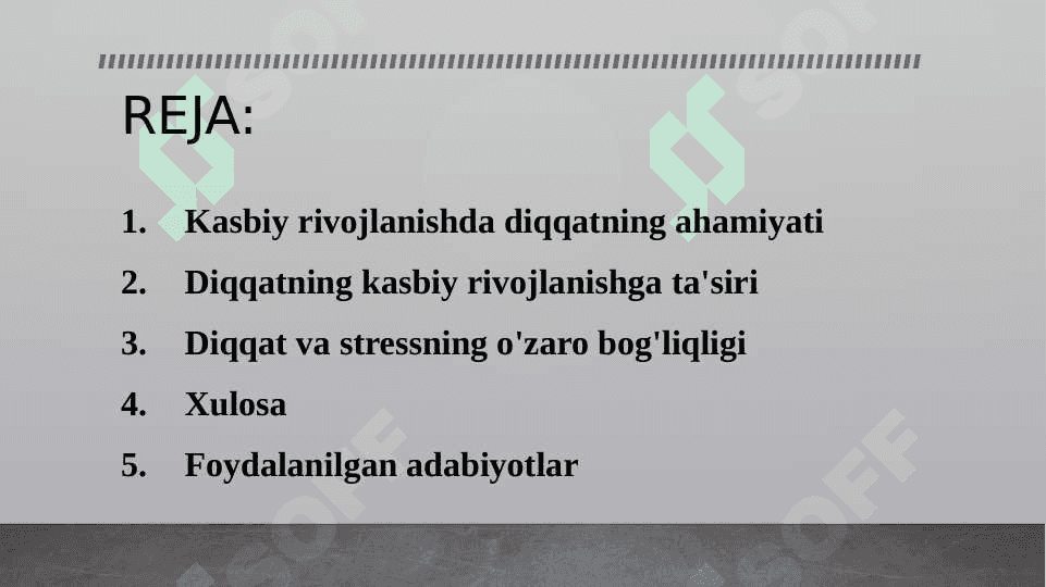 Kasbiy rivojlanishda  diqqat xususiyatlarining oʻrni 2