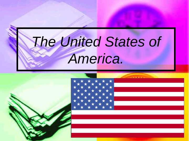 The United States of America