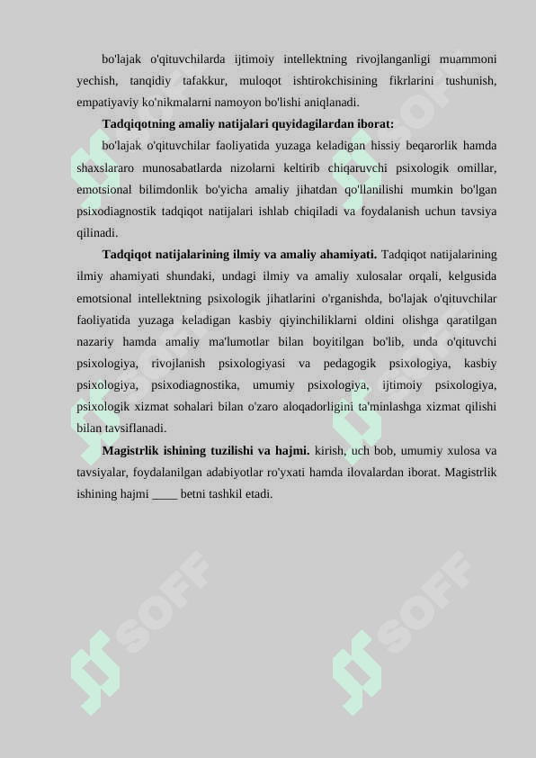 Bo’lajak o’qituvchilarda intelektni rivojlantirishning psixologik asoslari k 6