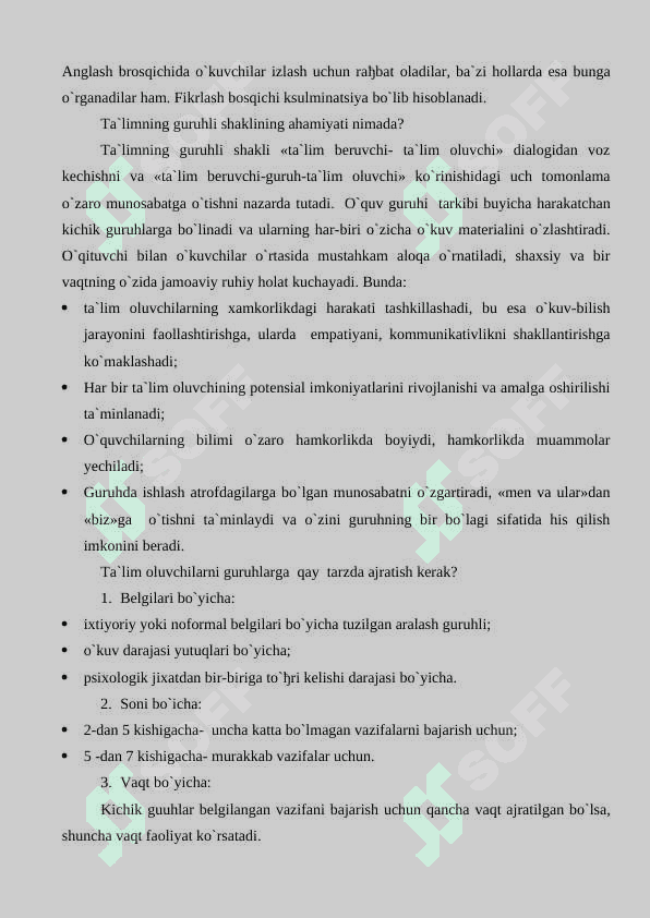 Matematika mashg’ulotlarida qullaniladigan tanqidiy fikrlashga o’rgatish usullari 4