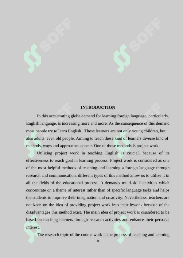 USING PRОJЕCT WОRK IN TЕАCHING ЕNGLISH TО АDULT LЕАRNЕRS 3