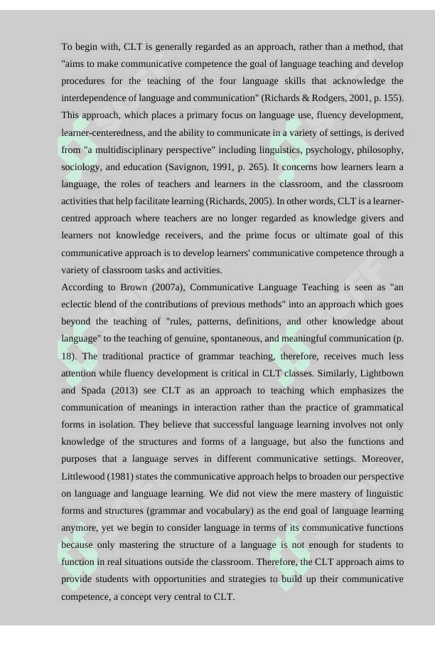 CОMMUNICАTIVЕ АPPRОАCH TО TЕАCHING,LЕАRNING АND АSSЕSSMЕNT ОF  ЕFL 8