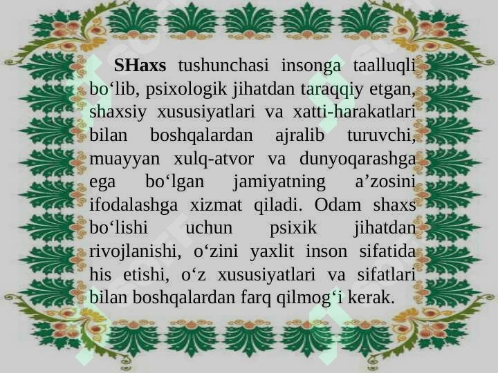 BOSHLANG‘ICH SINF O‘QUVCHISI SHAXSINING RIVOJLANISHI, TARBIYASI VA IJTIMOIYLASHUV 3
