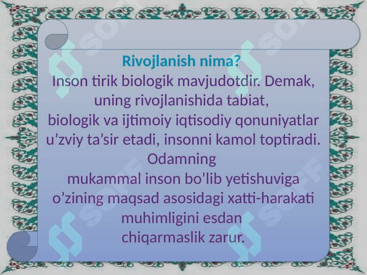 BOSHLANG‘ICH SINF O‘QUVCHISI SHAXSINING RIVOJLANISHI, TARBIYASI VA IJTIMOIYLASHUV 7