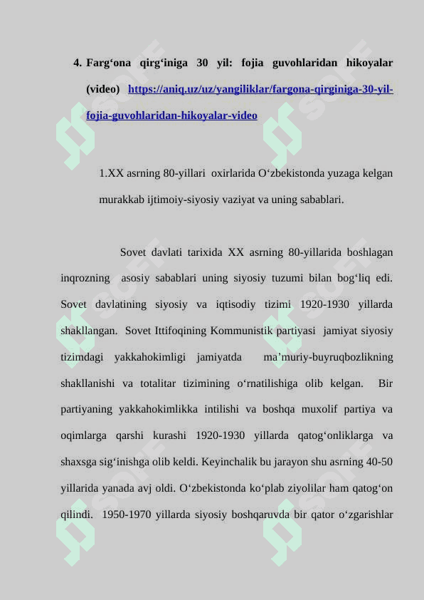 O‘ZBEKISTONNING MUSTAQILLIKKA ERISHISHI ARAFASIDAGI IJTIMOIY-SIYOSIY VA IQTISODIY AHVOLI. 2