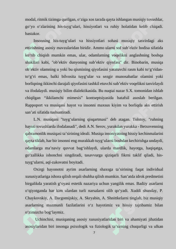 Maktabda musiqiy toʻgaraklarni tashkil etish va boshqarish texnologiyalari 7