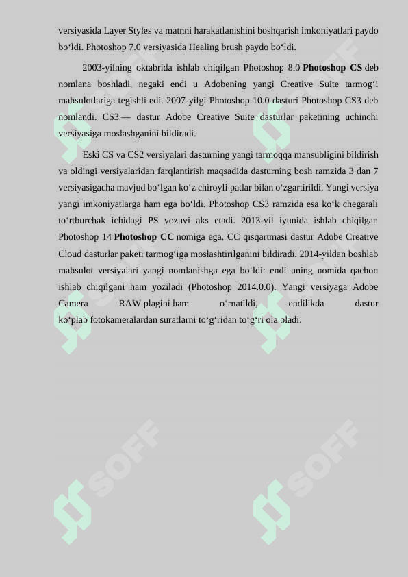 GRAFIK FAYLLARNI IMPORT VA EKSPORT QILISHDA PHOTOSHOP DASTURINING IJOBIY JIXATLARI 7