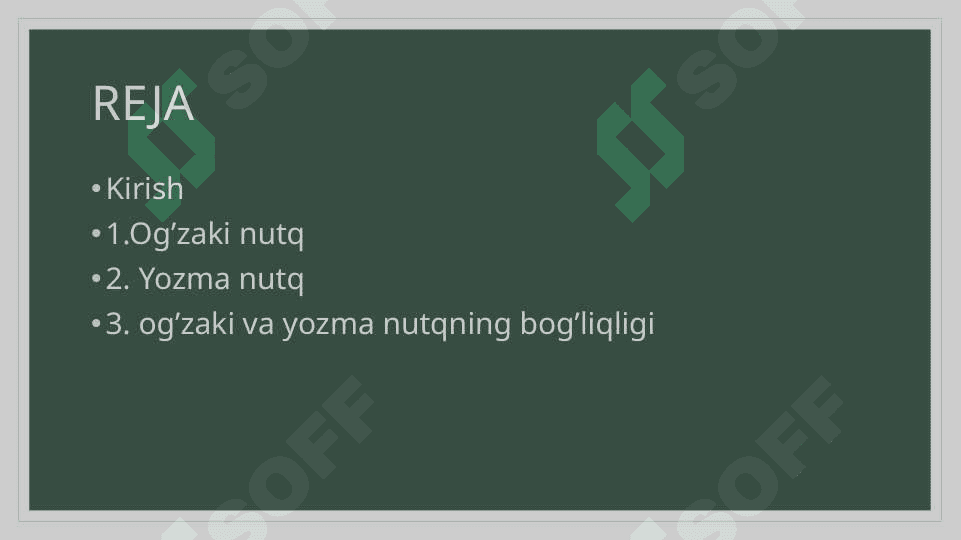 Og'zaki va yozma nutq 2