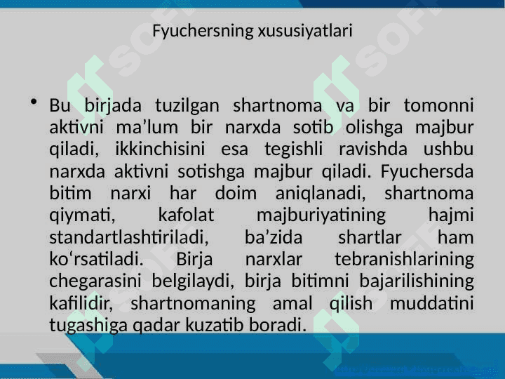 Investisiyalarni moliyalashtirishda moliyaviy vositalar 6