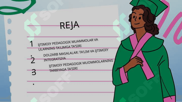 Taʼlim-tarbiya jarayonida ijtimoiy pedagogik dolzarb muommolar 2