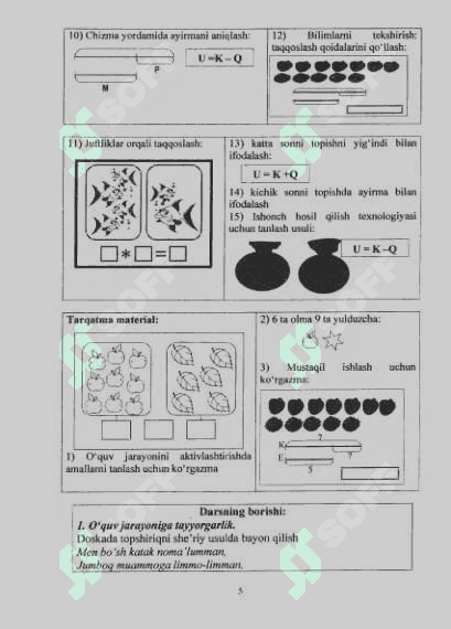 IXTISOSLASHTIRILGAN BOSHLANGICH SINFLAR UCHUN MATEMATIKADAN DIDAKTIK TOPSHIRIQLAR 5