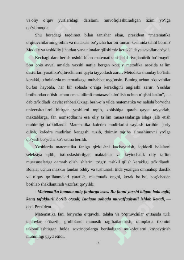 BOSHLANG’ICH SINF O’QUVCHILARIDA YUZA XAQIDAGI TASAVVURLARNI SHAKLLANTIRISH,YUZALARNI O’LCHASH MALAKASINI HOSIL QILISH USULLARI 3