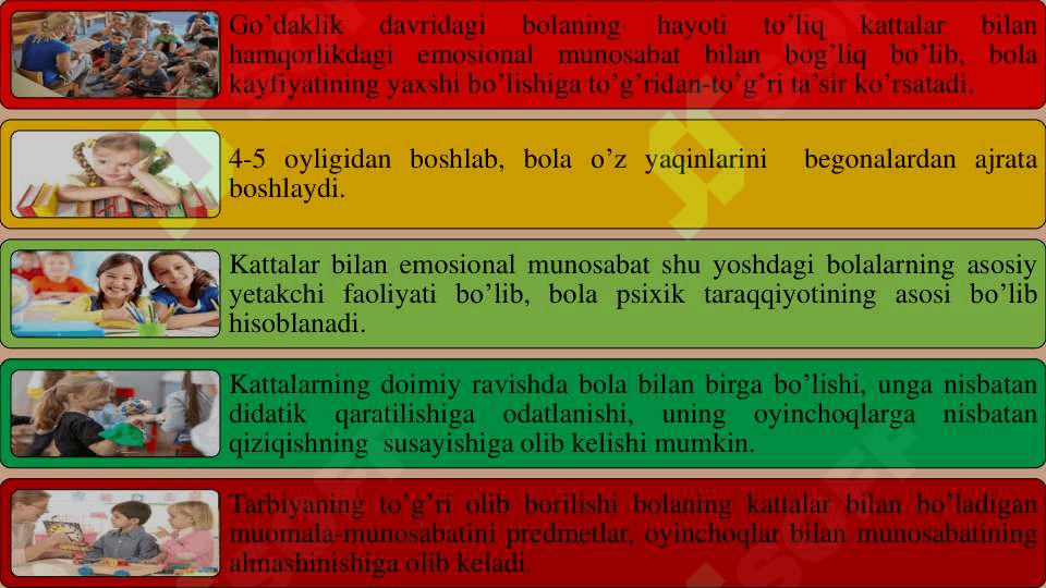 MAKTABGACHA YOSHDAGI  BOLALARNI PSIXOLOGIKPEDAGOGIK JIHATDAN  TEKSHIRISH 8